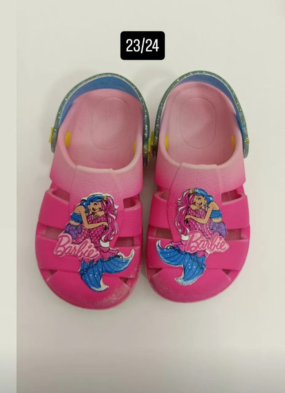Sandálias Barbie Rosa - Tamanho 25
