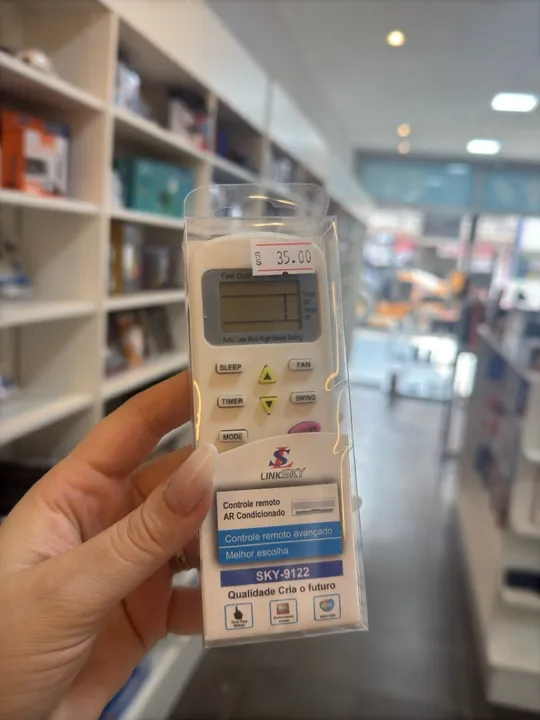 Controle Remoto Ar Condicionado Elgin