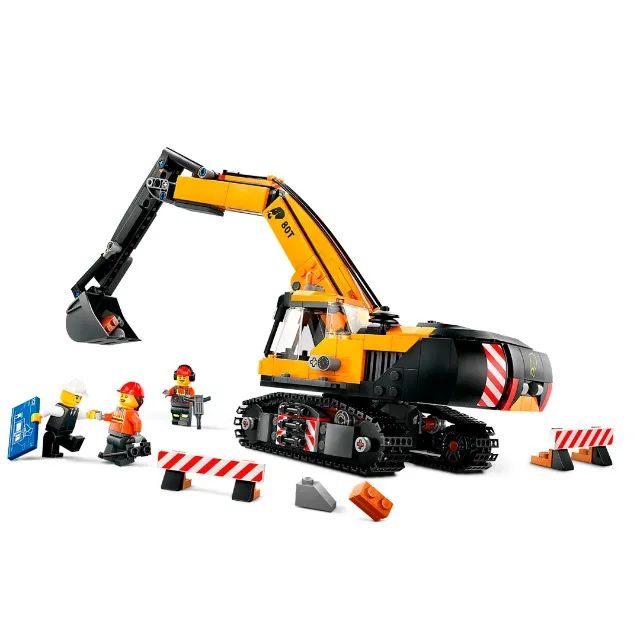 LEGO Escavadeira de Construção Amarela | Enviamos em Todo o Brasil! - Lacrado | Original