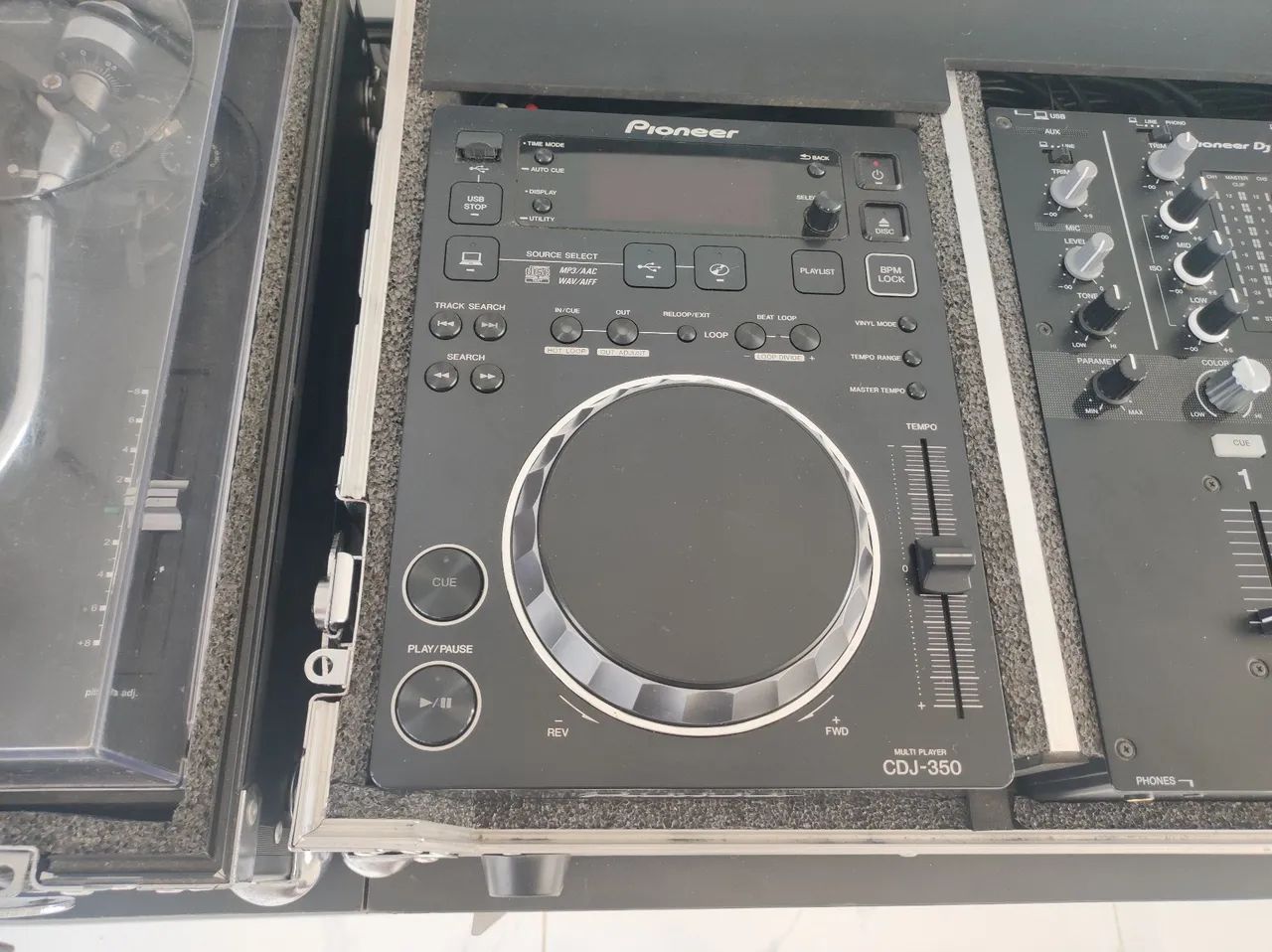 Kit CDJ Pioneer 350 e Mixer DJM 200 MK2 - Foto 3