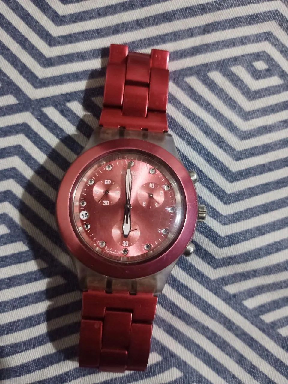 Relógio Swatch cronômetro