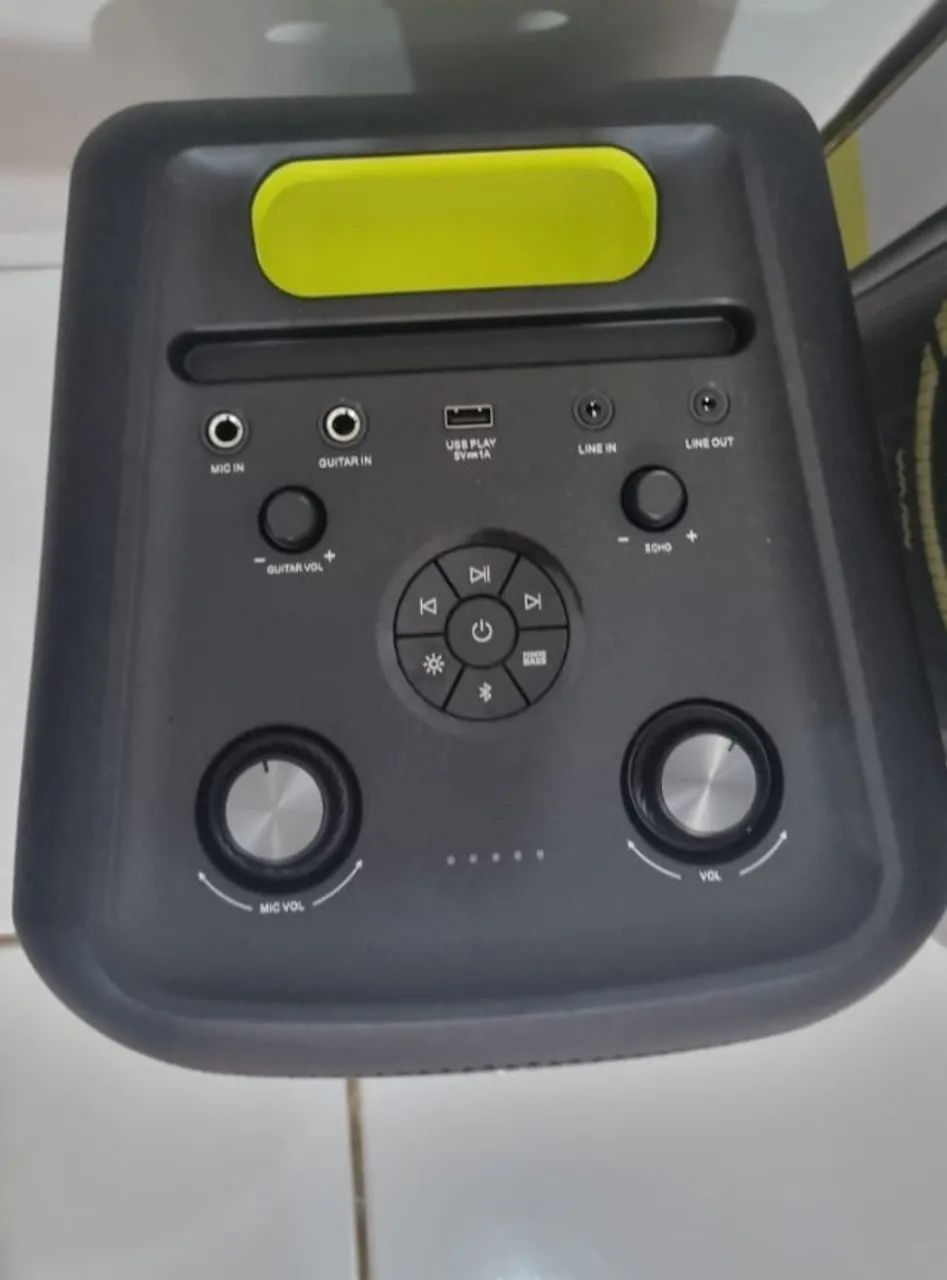 Caixa de Som Bluetooth WAAW By Alok Infinite 200 160W RMS com Show de LEDs - Foto 3