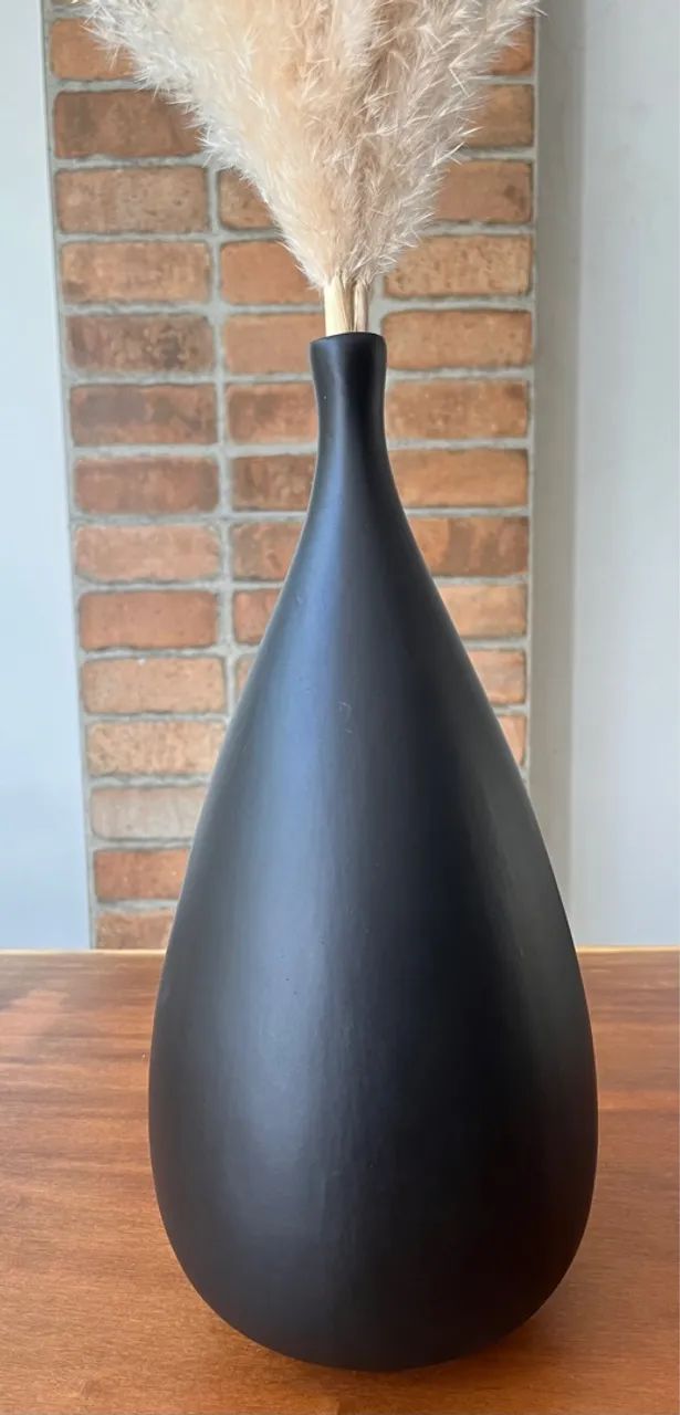 Vaso Decorativo Preto - Foto 2