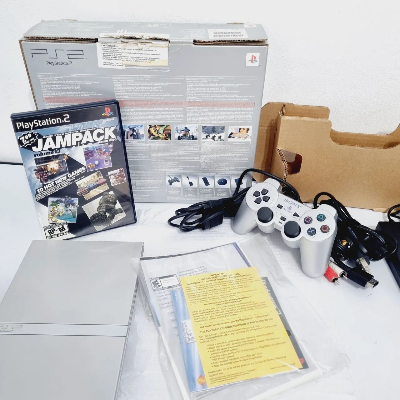 PS2 SUPER SLIM PRATA - Foto 2