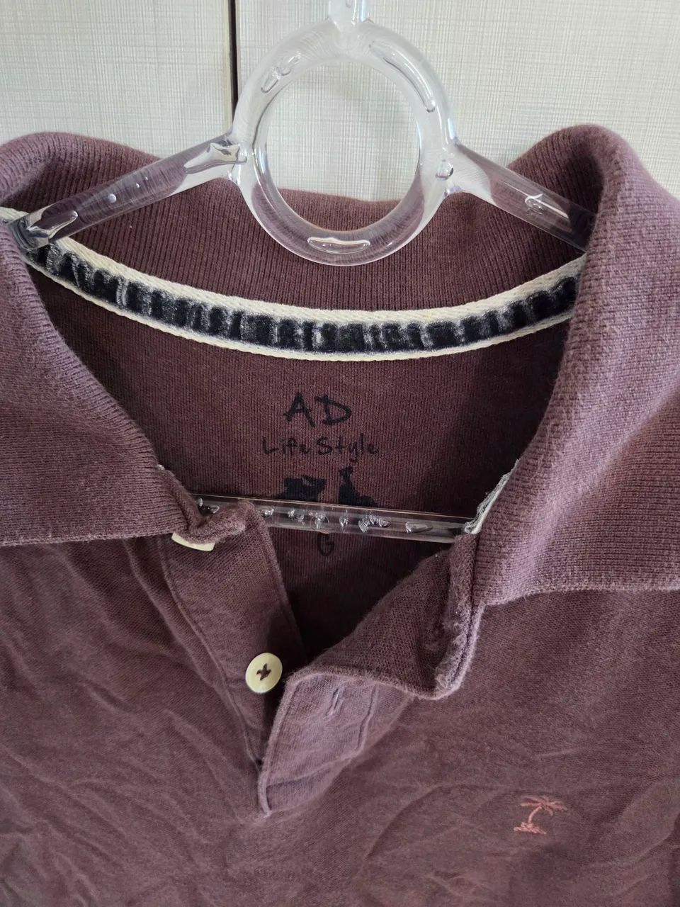 Camisa Polo marca AD - Tamanho G - Foto 2
