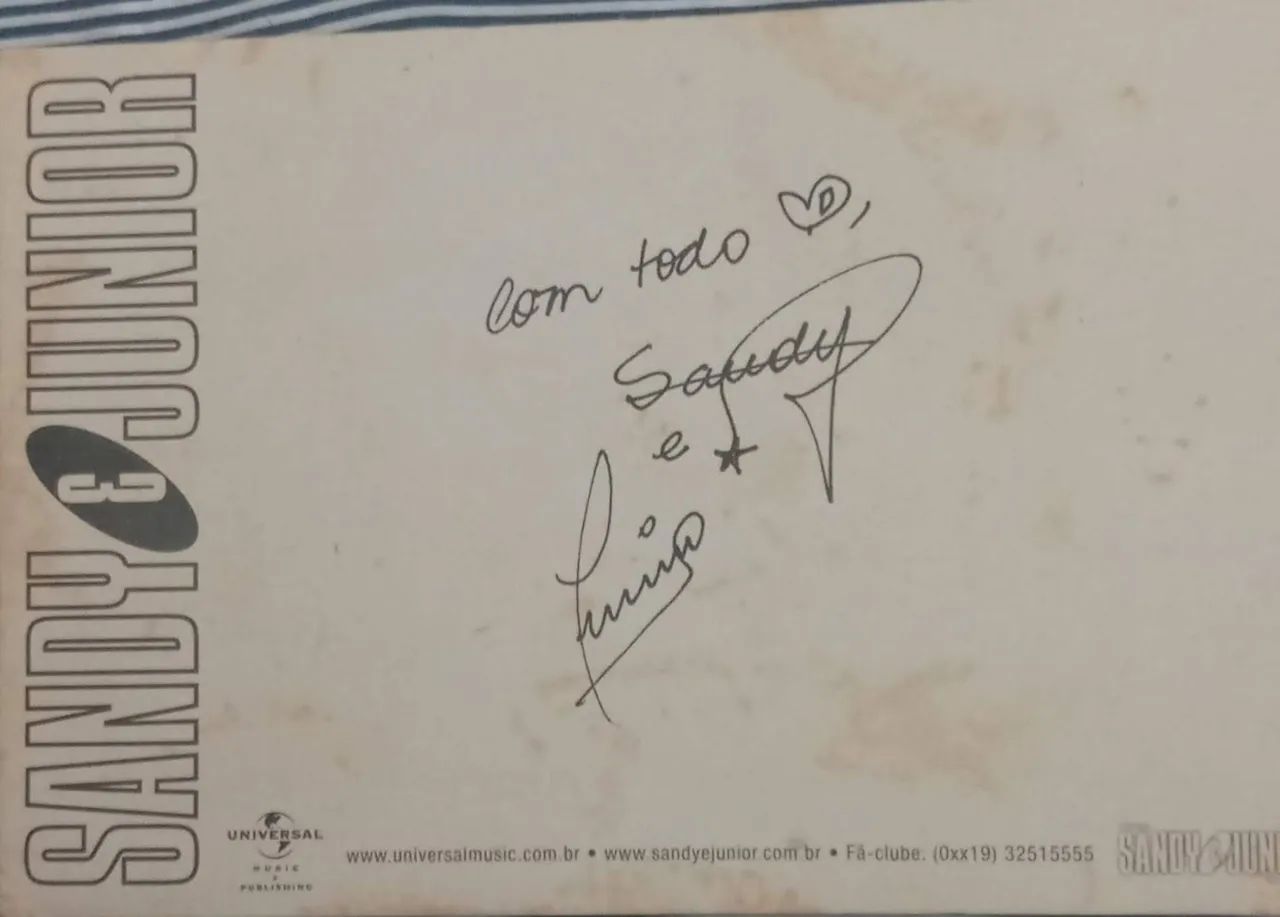 SANDY JUNIOR  /CARTÃO DE DIVULGAÇÃO  - Foto 3