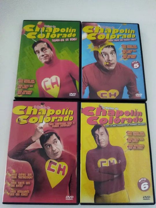 Dvds Coleção Chapolin Colorado - 4 Dvds