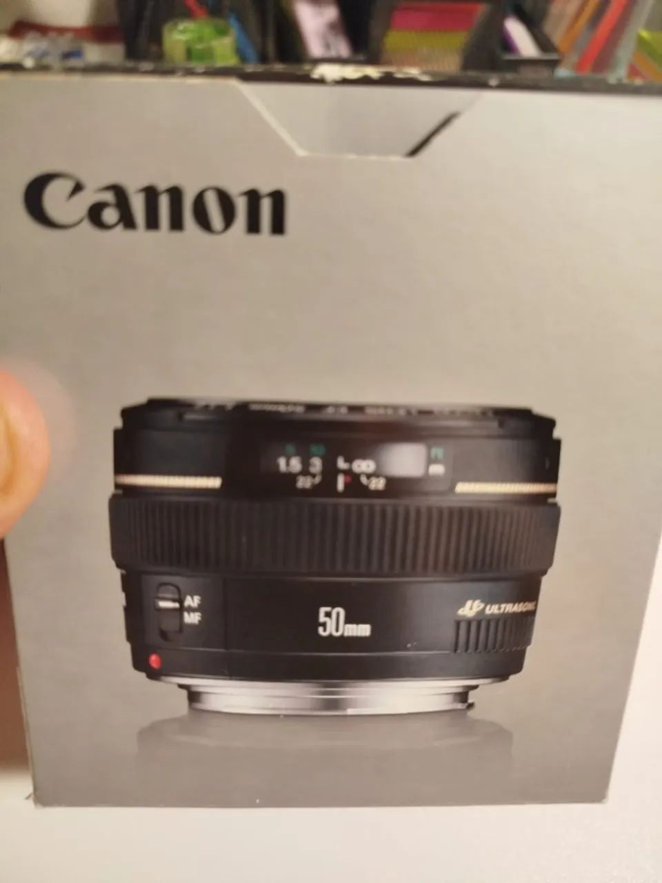 Lente Canon 50mm f/1.4 USM (usada - preço de ocasião para vender logo) - Foto 4