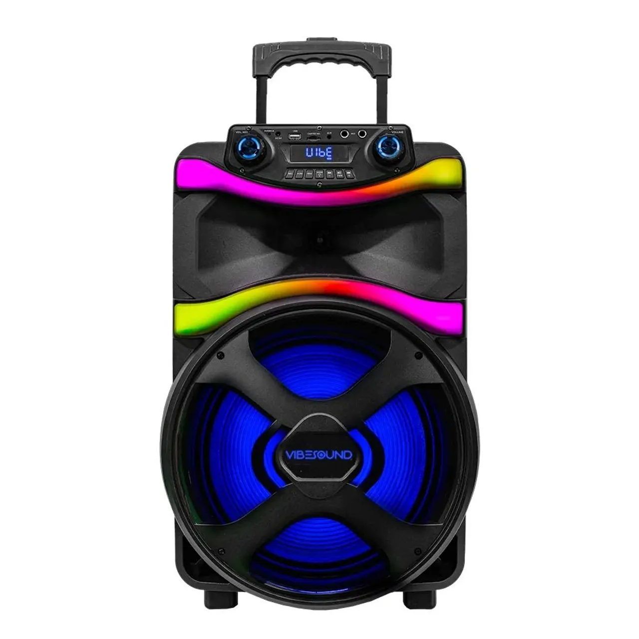 Caixa de Som Portátil com Bluetooth e Rodinhas