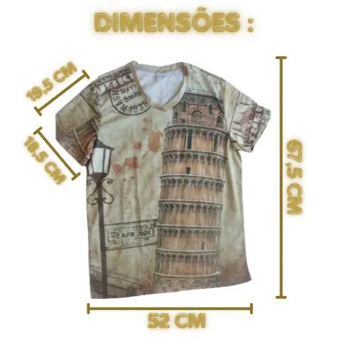 Camisa Estampa, Impressão 3D  - Foto 3