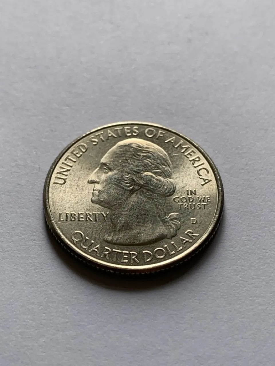 Moeda de 25 centavos de Louisiana 2015 - Foto 2