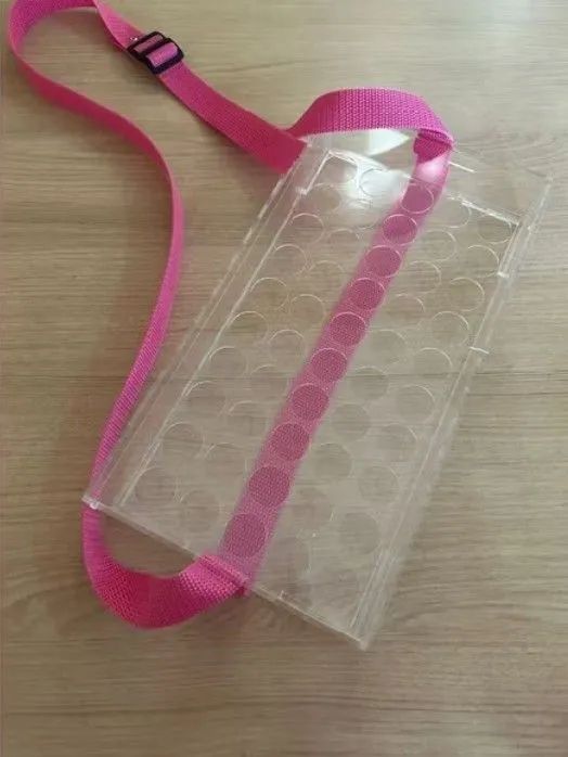 Caixa acrílica 50 docinhos 