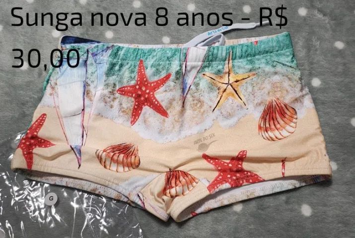 Sunga nova - 8 anos