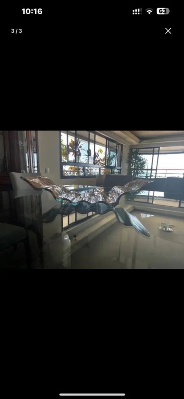 Escultura de Vidro para Decoração