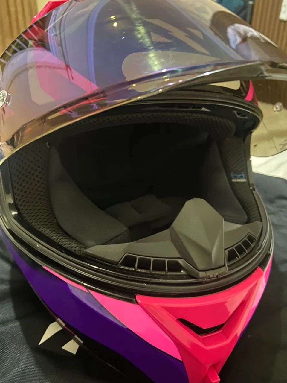 Capacete Norisk FF391 - Viseira Iridium + Viseira Cristal (usado 2x ) - Foto 4