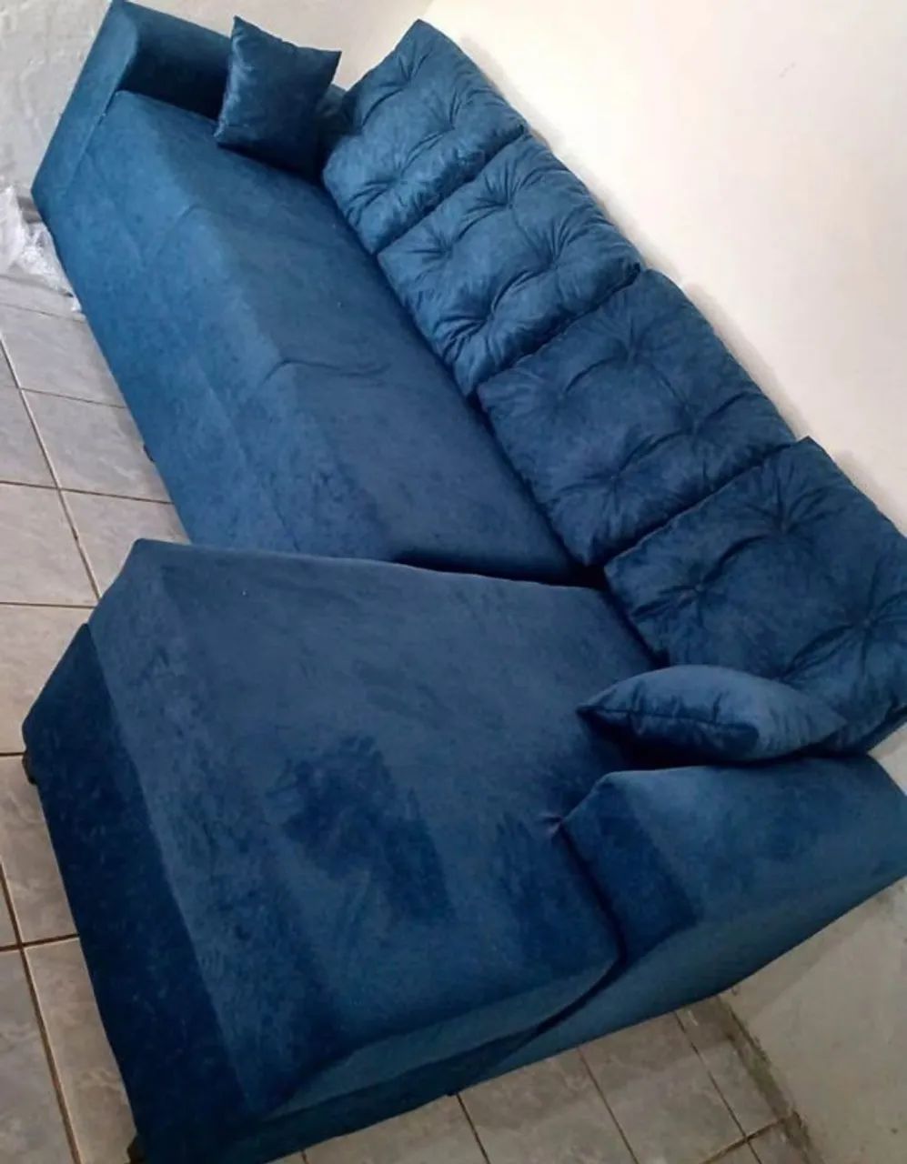 Promoção Sofá 4 Lugares com Chaise de Fábrica - Foto 5