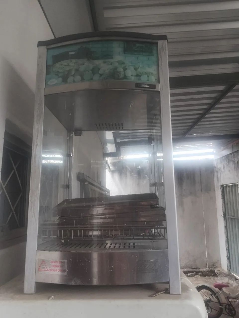 Estufa vapor curva tita