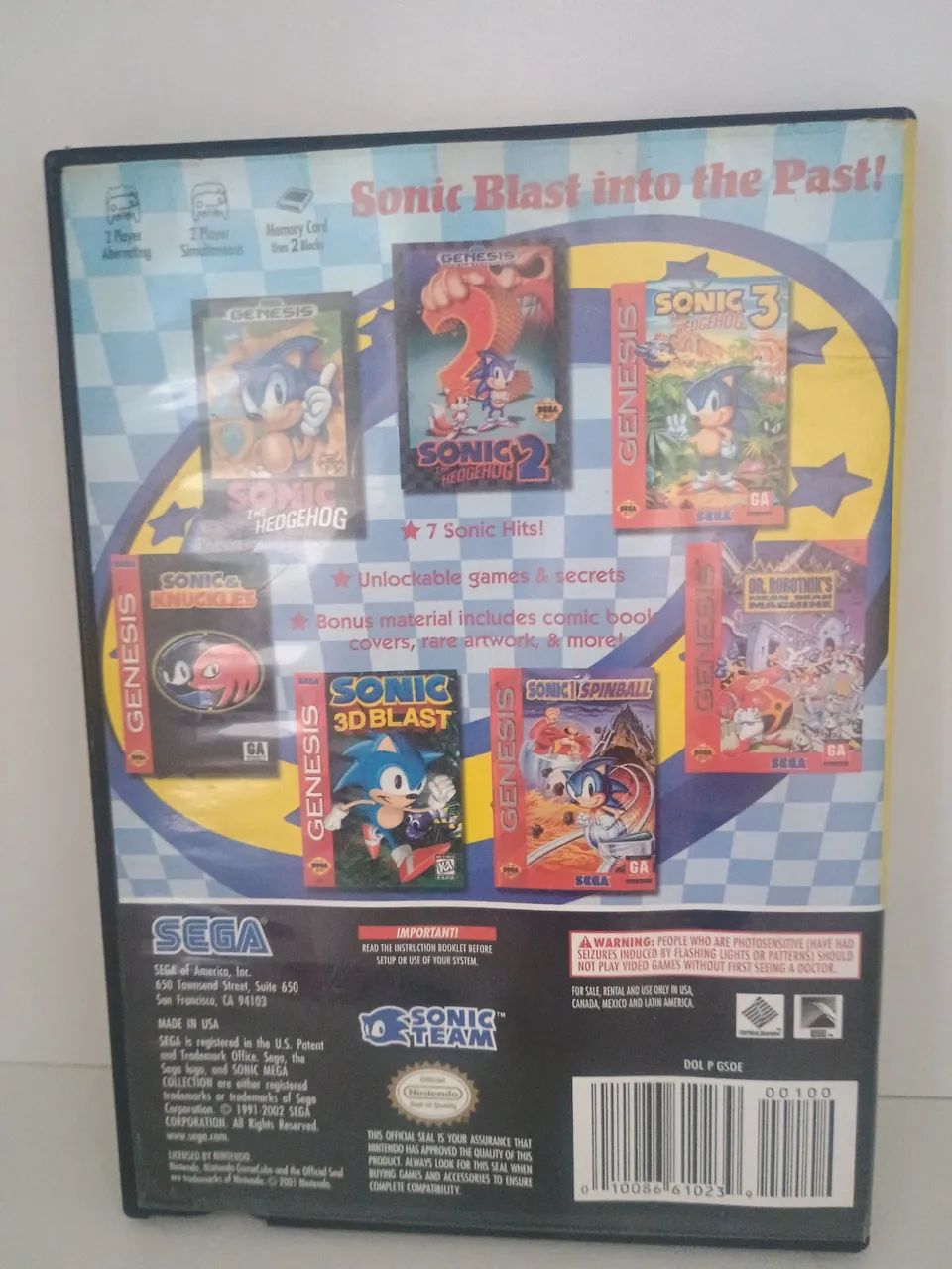 Sonic mega collection para GameCube  - Foto 2