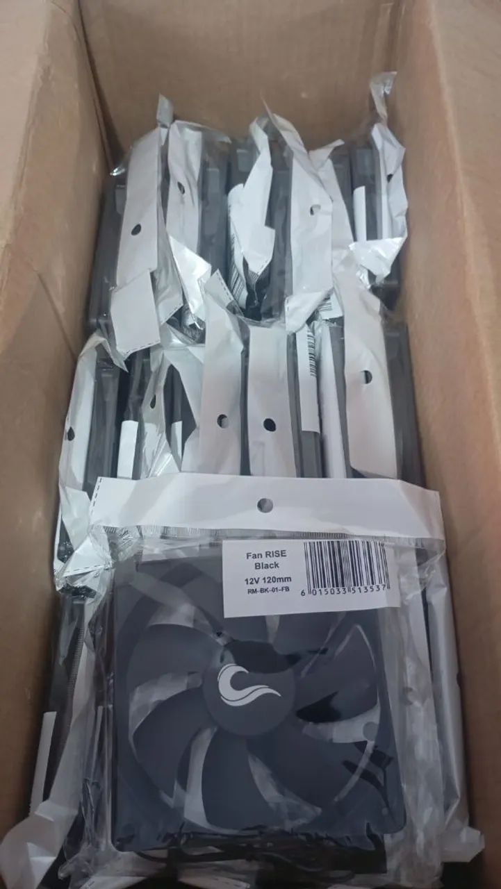 Kit Fans Black 120mm