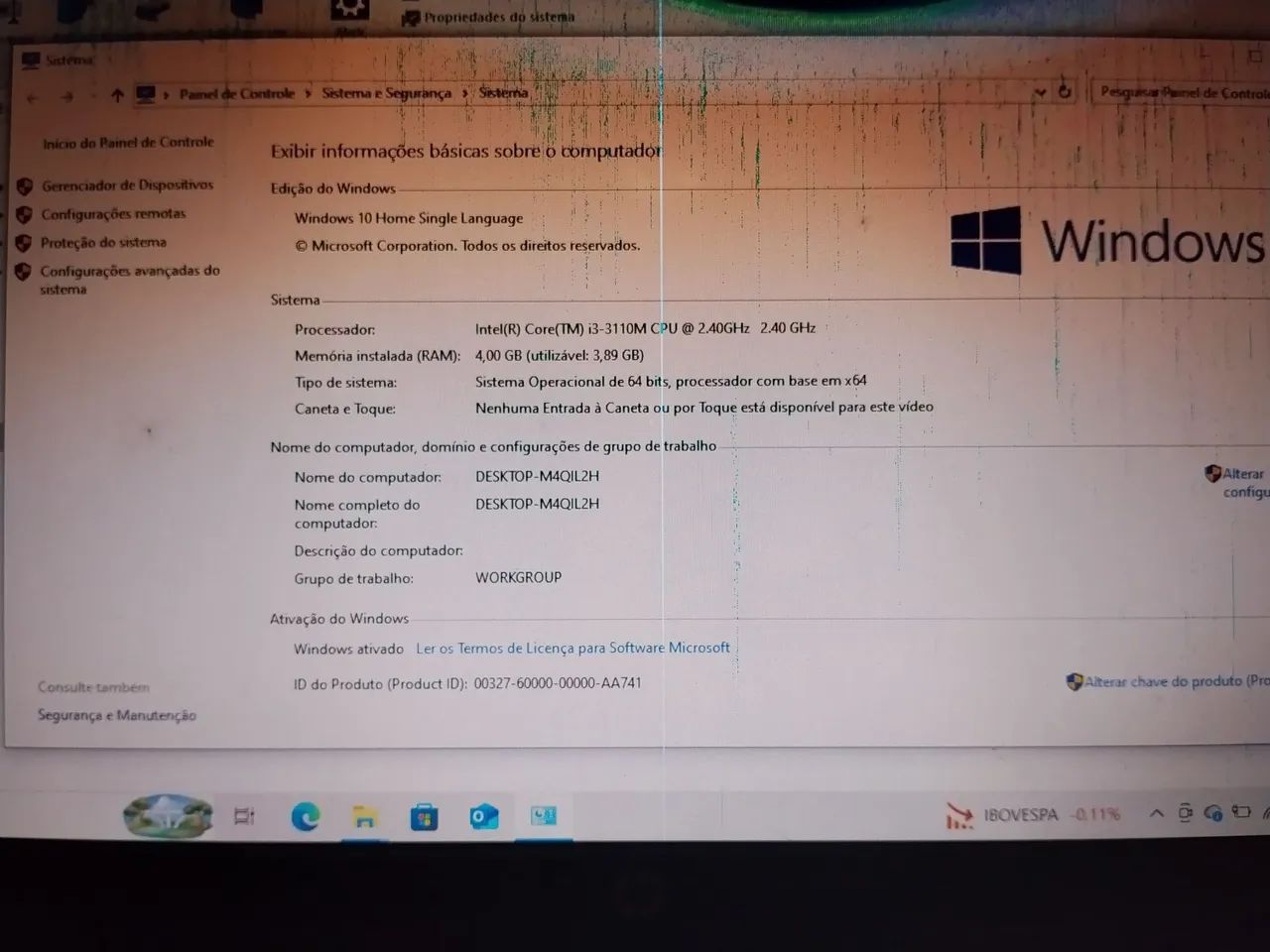 Notebook HP com SSD 256GB - Foto 4