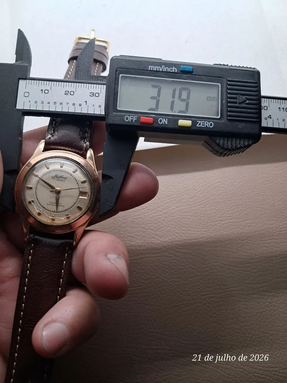 Relogio Suíço Milleng a corda  - Foto 5