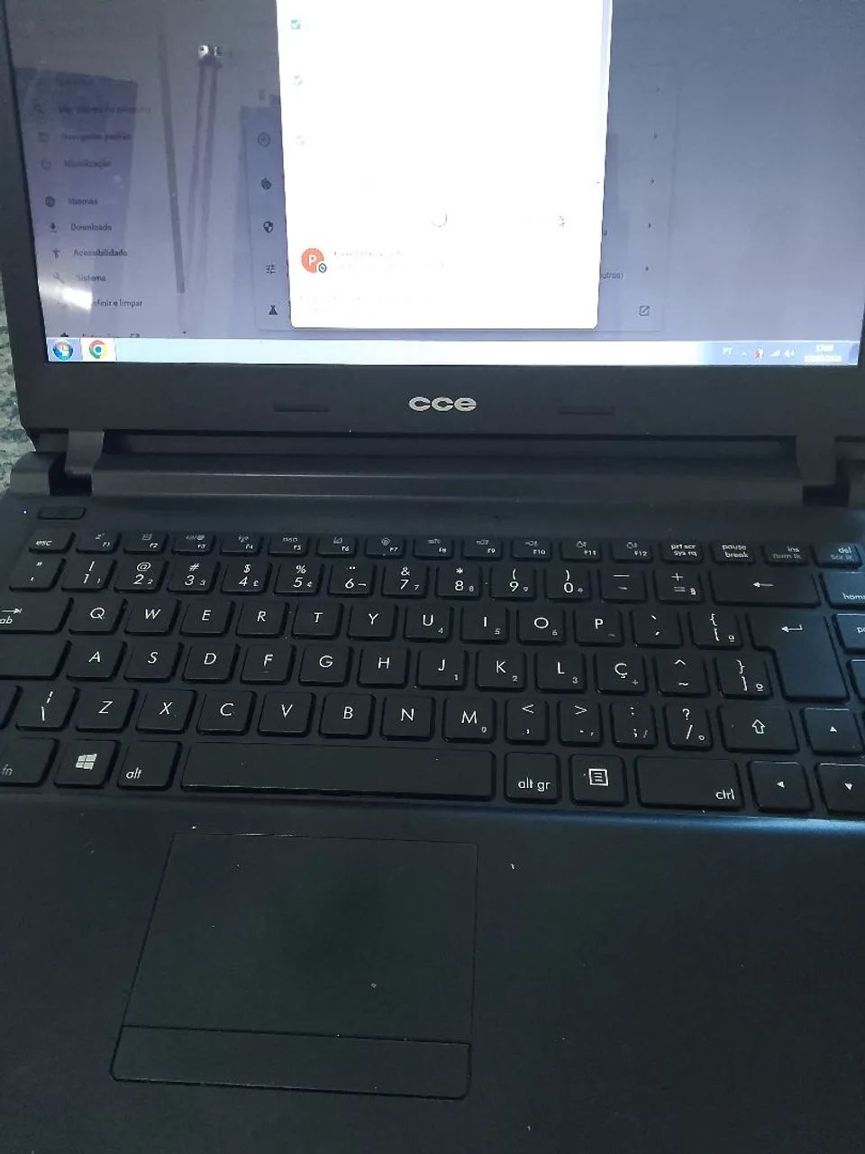 Notebook Acelerion CCE Bateria Viciada  - Foto 2