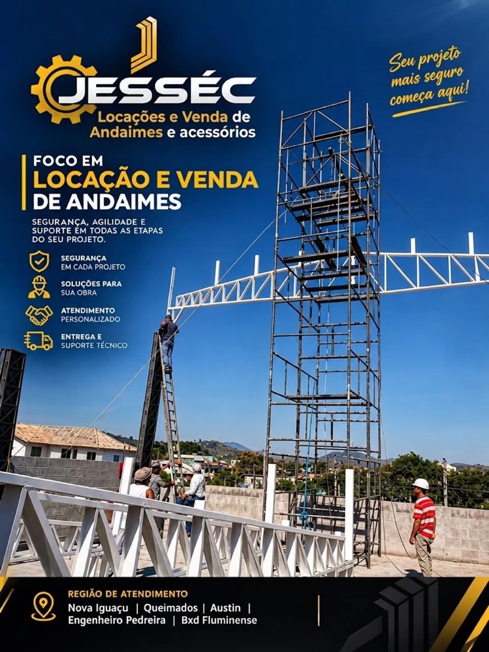 Locação de Andaimes e Acessórios - Entrega Rápida