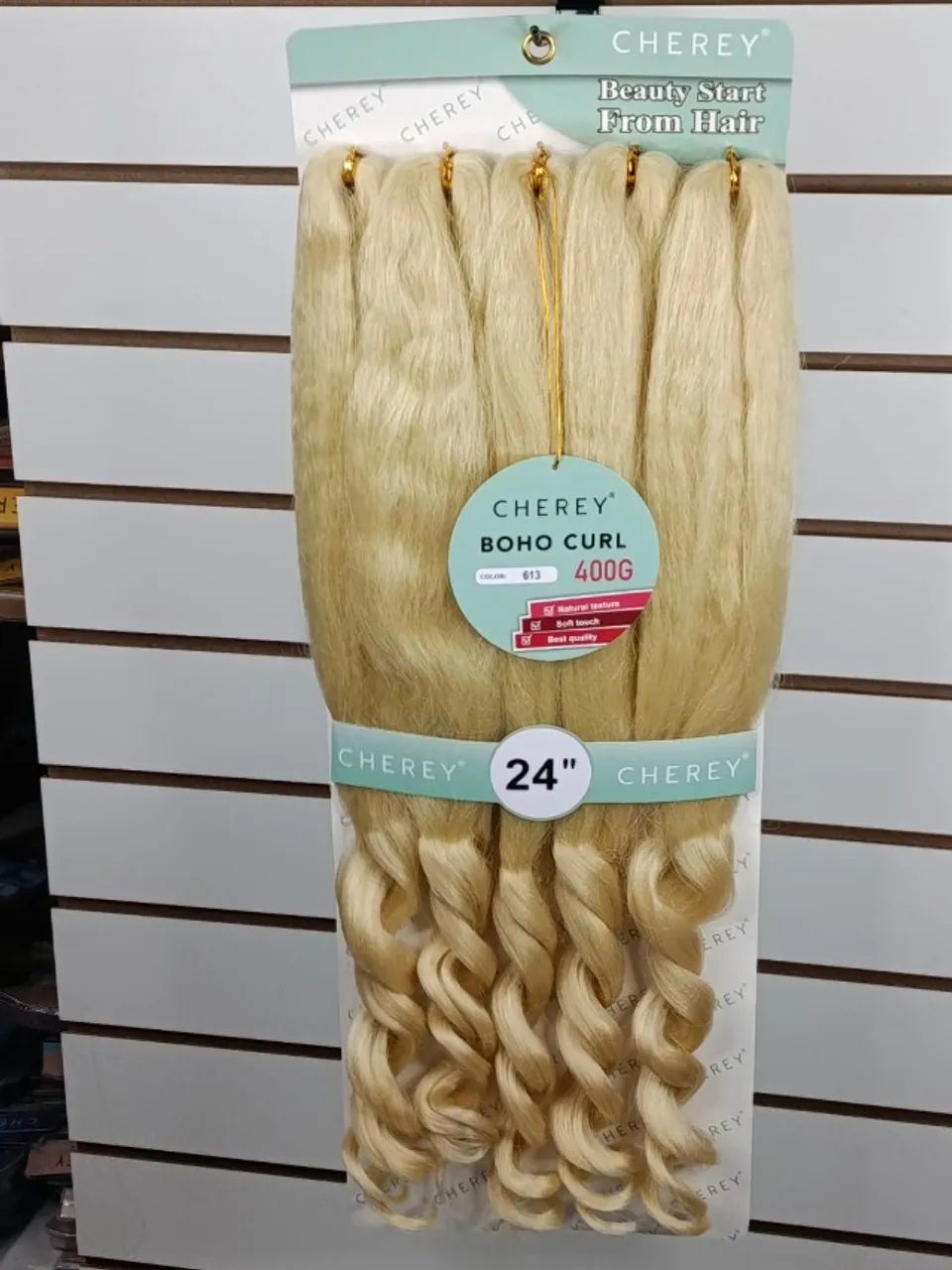 CABELO BOHO CURL 400G PARA TRANÇAS COM A PONTA CACHEADA  - Foto 3