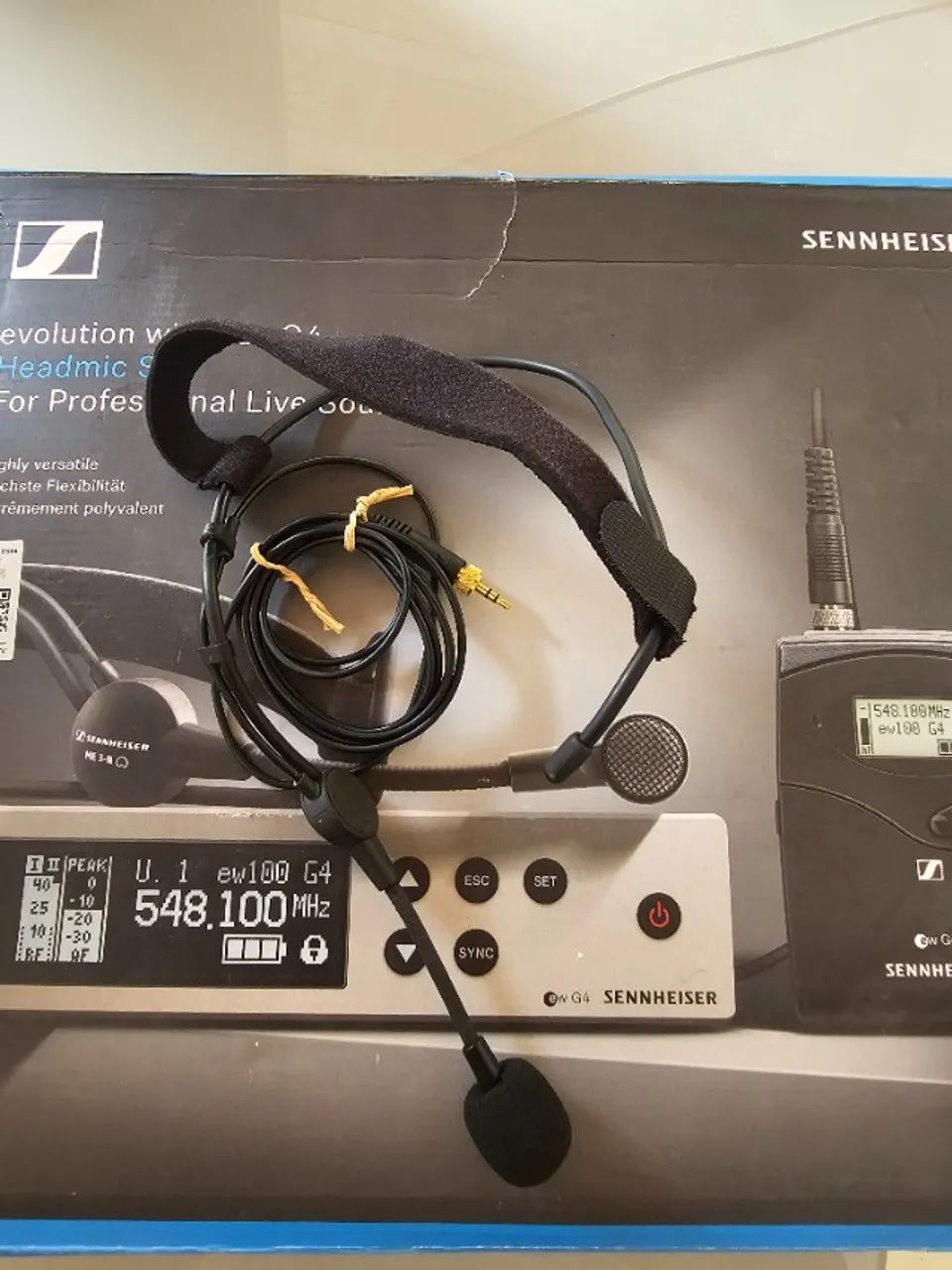 Microfone Headset Sennheiser ME3-A  - Foto 4