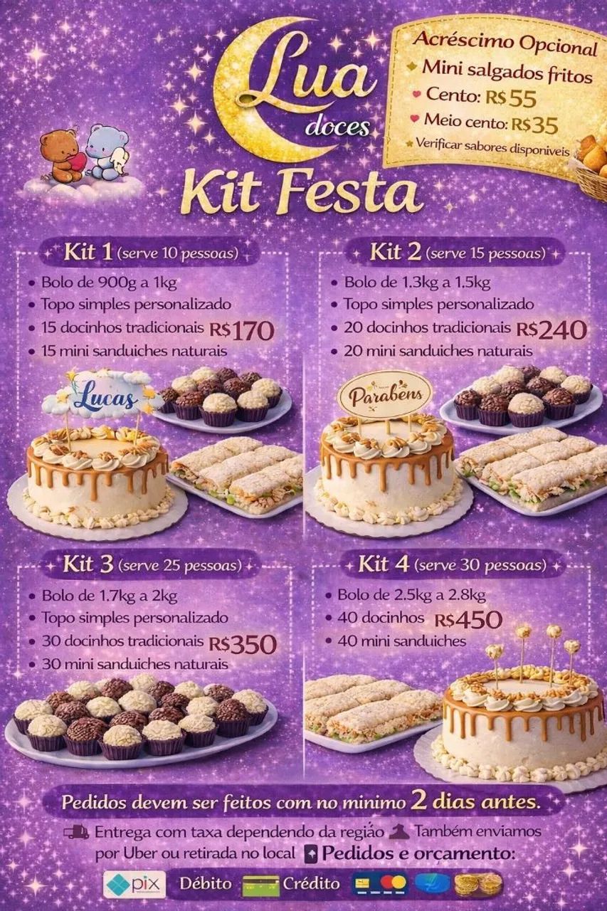 Kit Festa personalizado