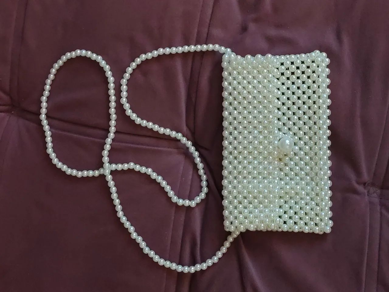Bolsinha de pérolas 