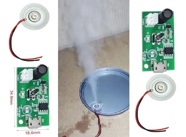 Kit Mini Umidificador De Ar Usb 5 Volts DIY - Foto 4