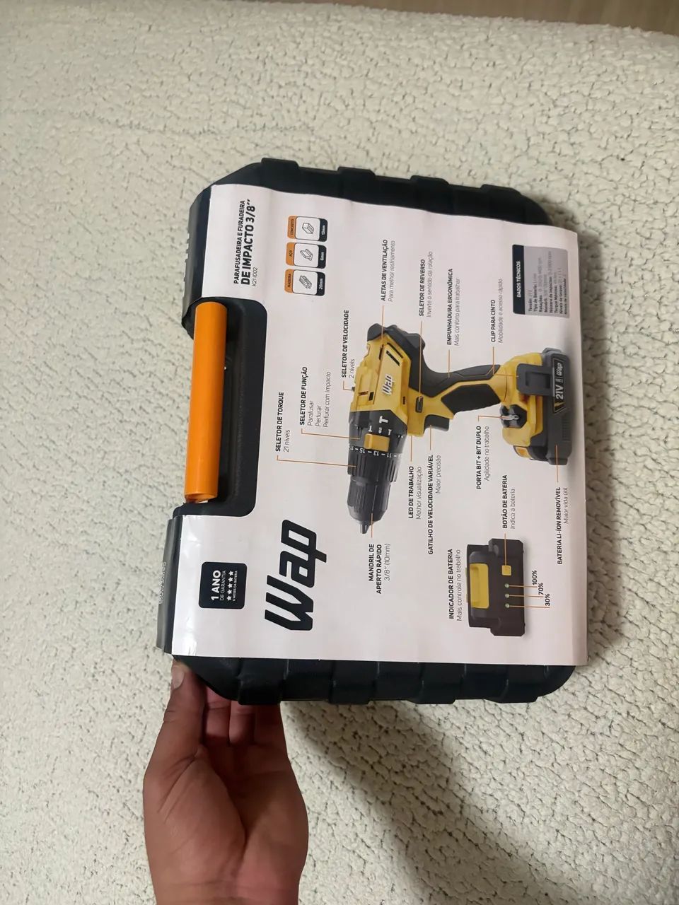 Parafusadeira wap k21 - Foto 2