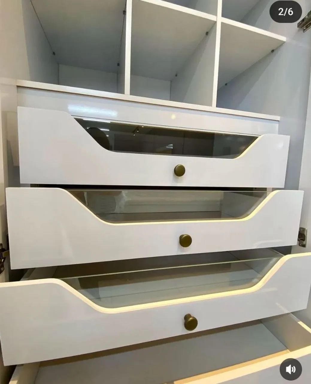 Guarda Roupa Casal 6 Portas Panan Guarapari 2,70 de largura - Novo e embalado!! - Foto 4