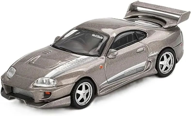 Miniatura Mini Gt Toyota Supra VeilSide Combat V-II Combat Grey 1