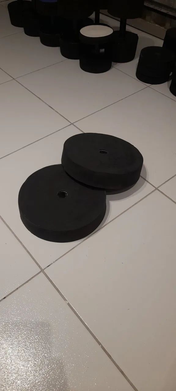 2 anilhas 5kg (novo)