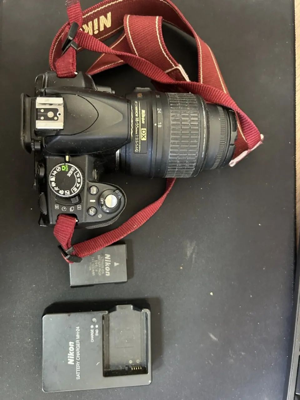 Kit Nikon D3100 + Lente 18-55mm + Bateria + Carregador - Muito Usada