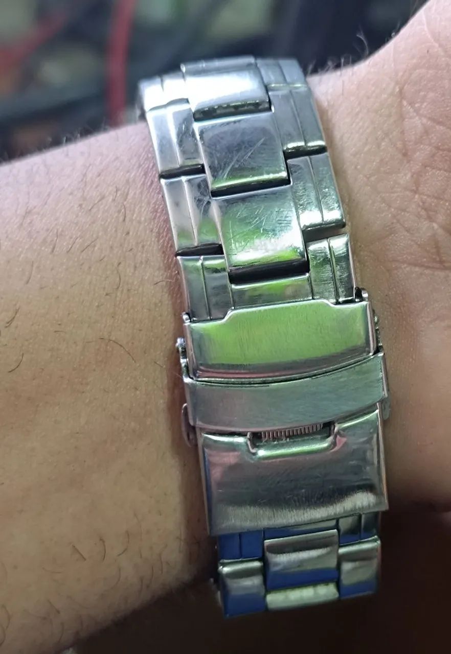 Relógio Orient original todinha aço - Foto 5