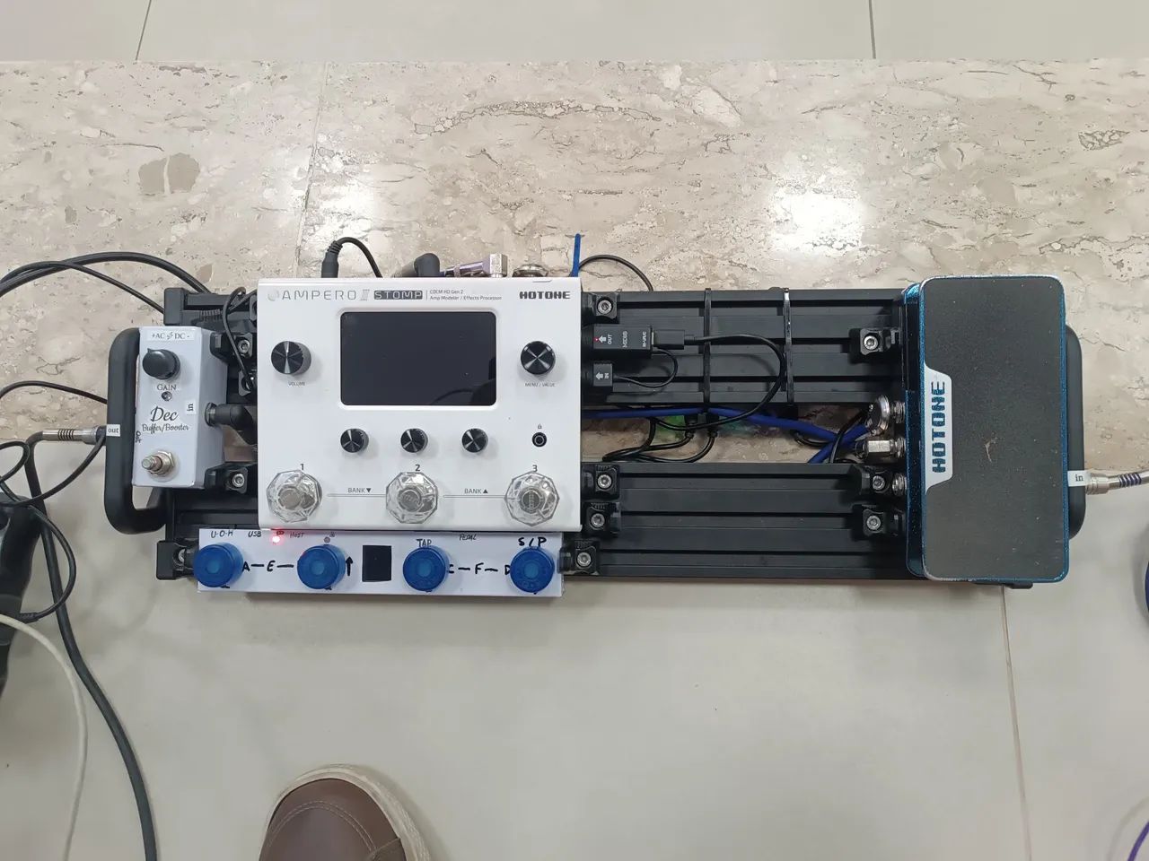 Pedalboard Guitto com Bag e acessórios 