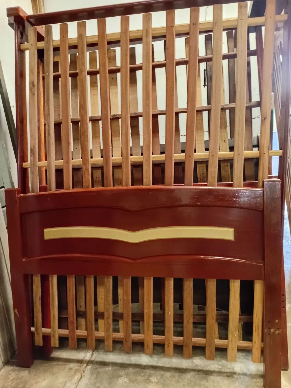 Cama de casal de madeira - Foto 5