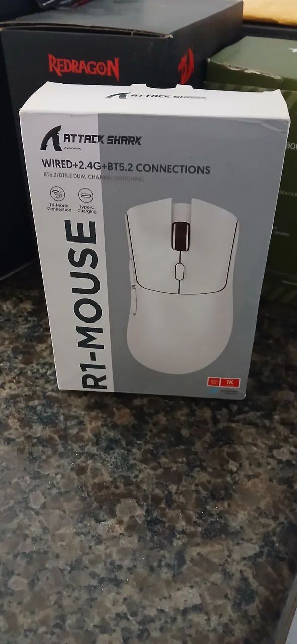 Mouse Attack Shark R1 (com defeito) - Foto 4