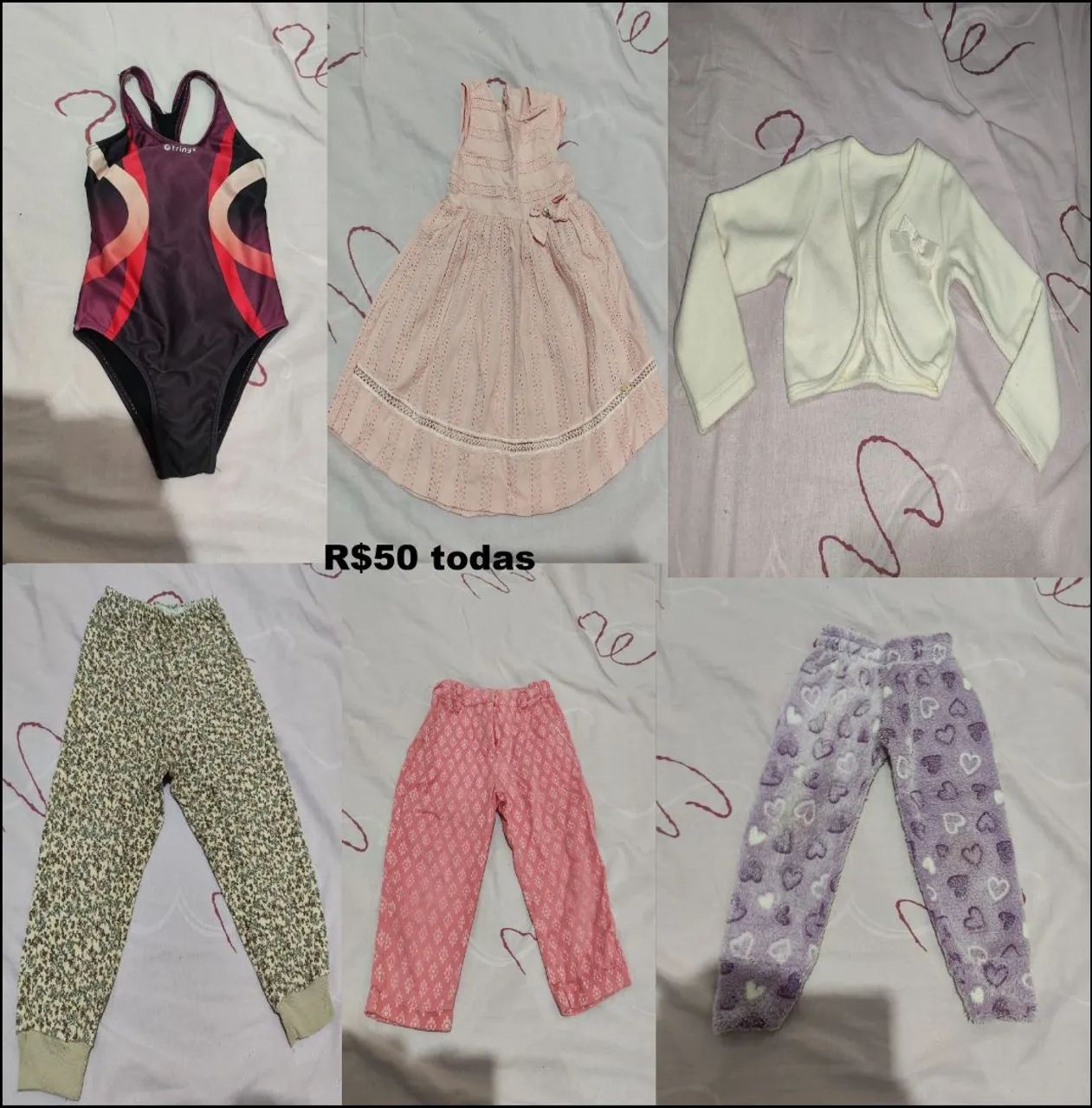 Roupas de menina tamanho 2