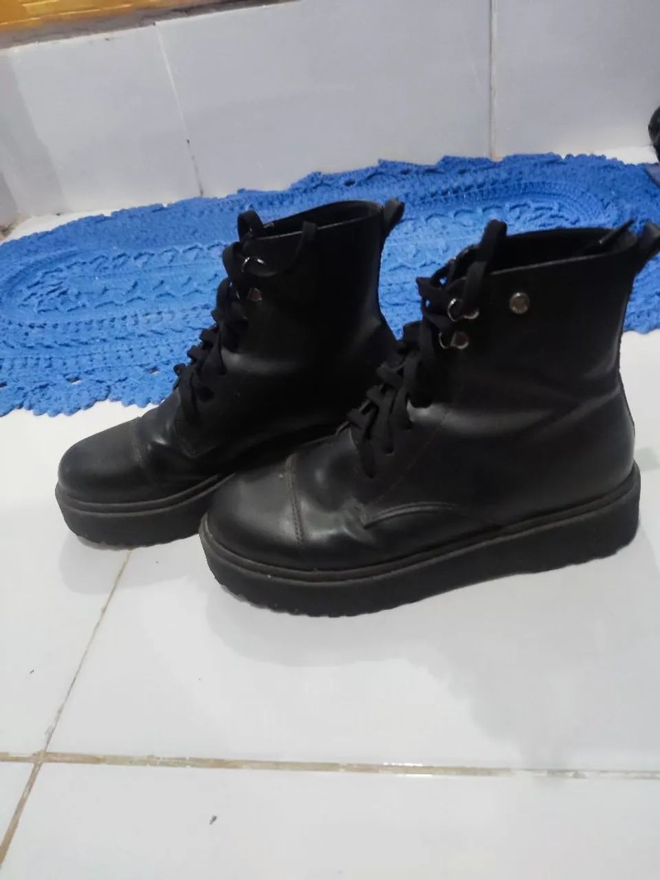 Bota de couro tratorada - Foto 3