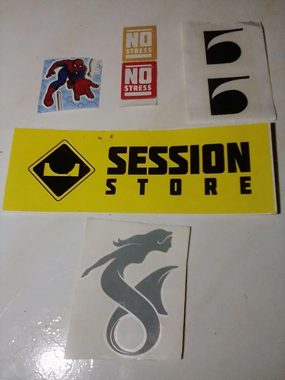 Adesivos kit surf skate