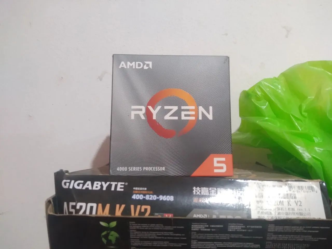 KIT RYZEN PROCESSADOR + PLACA MÃE + 16 GB MEMÓRIA DDR4