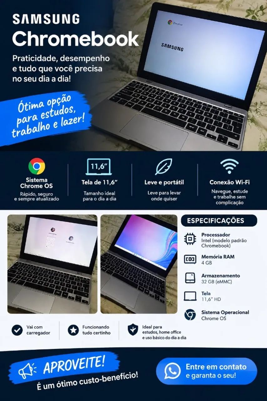 Notebook Chromebook Samsung