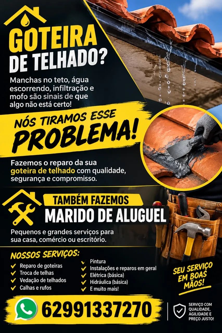 Serralheria e marido de aluguel 