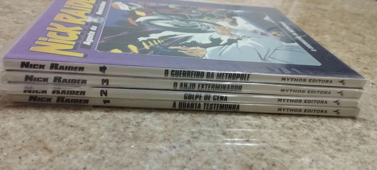 Nick Rider 1-4 Mythos Editora 