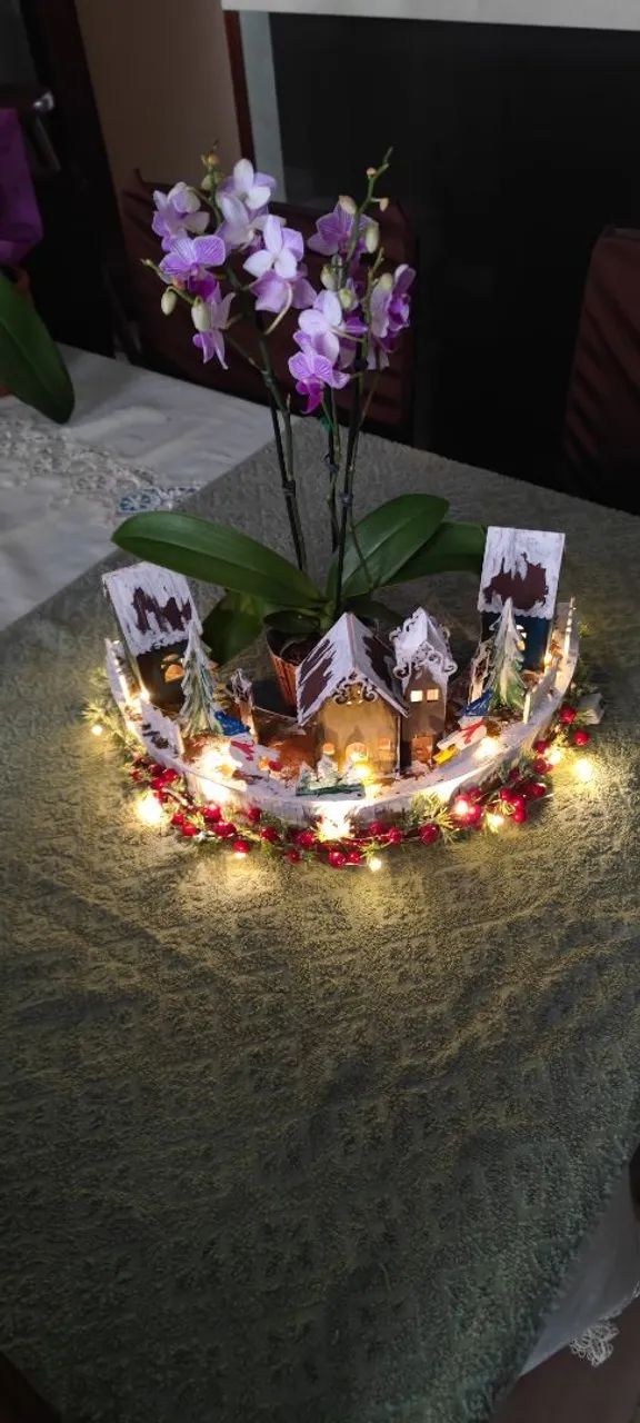 Arranjo de Natal com Orquidea - Foto 3
