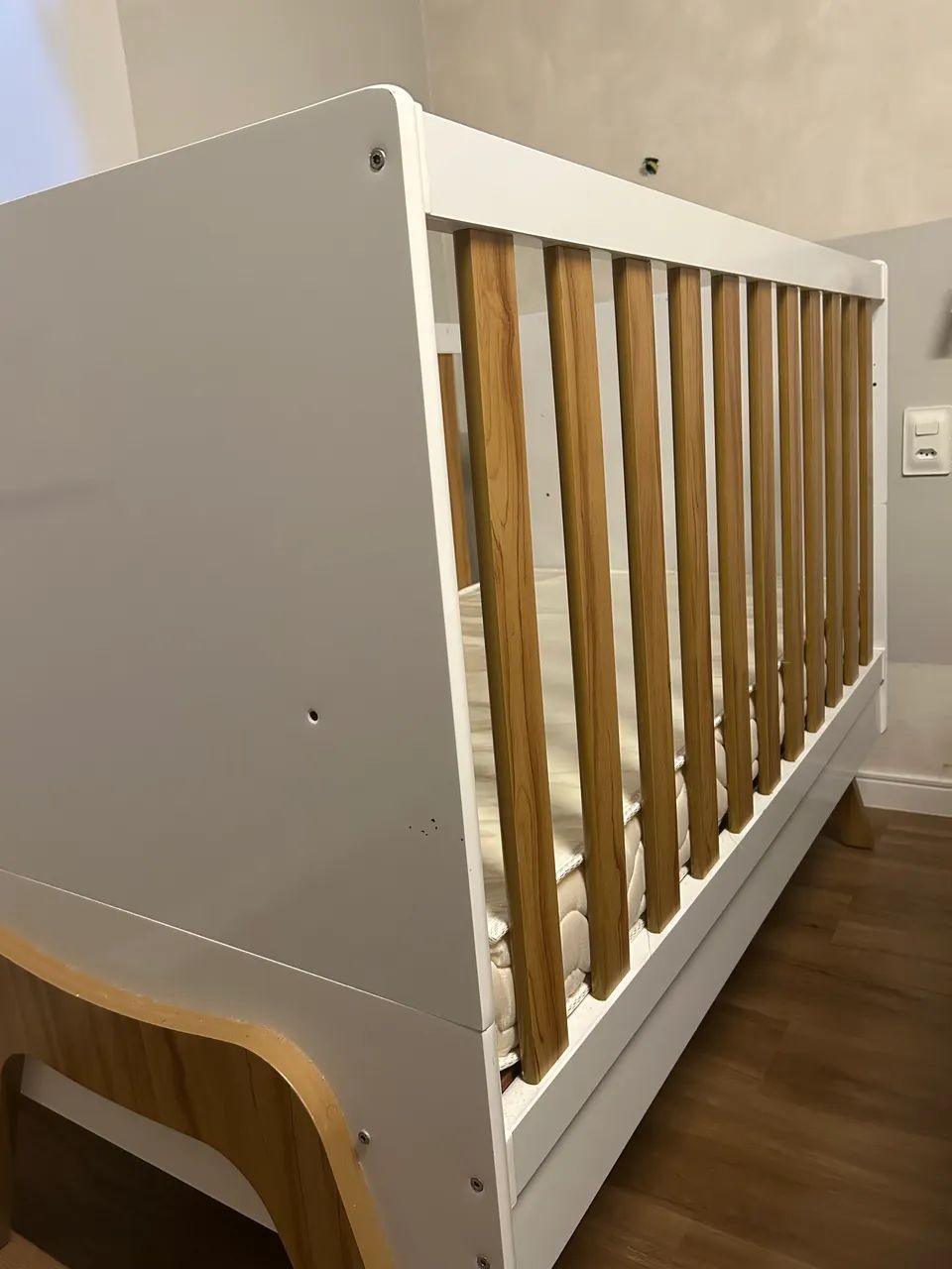Berço 5 em 1 infantil acompanha colchão - Foto 2
